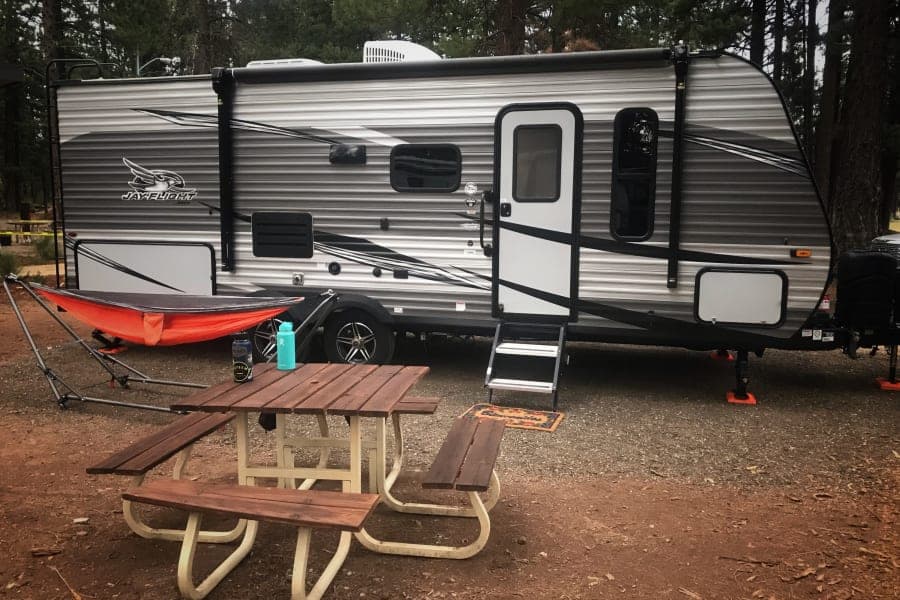 2021 Jayco Jay Flight BH224W "Cozy Home on Wheels" Travel Trailer RV rental in Palm Springs California — exterior