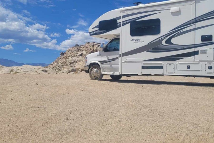 2018 Jayco Greyhawk 31FS. Sleeps 8-10 Class C RV rental in Palm Springs California — exterior