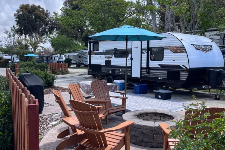 2022 Forest River Wildwood X-Lite please read description Travel Trailer RV rental in Palm Springs California — exterior